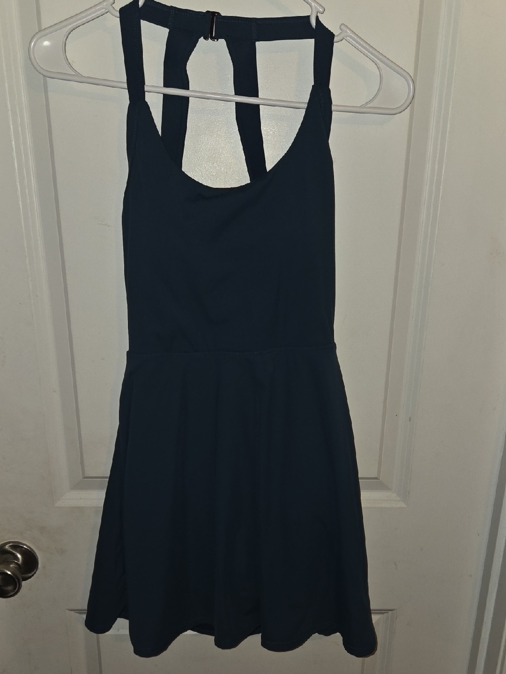 HALARA NWT  Blue/Navy Athletic Dress- Built In Bra And Shorts With Pockets Sz S
